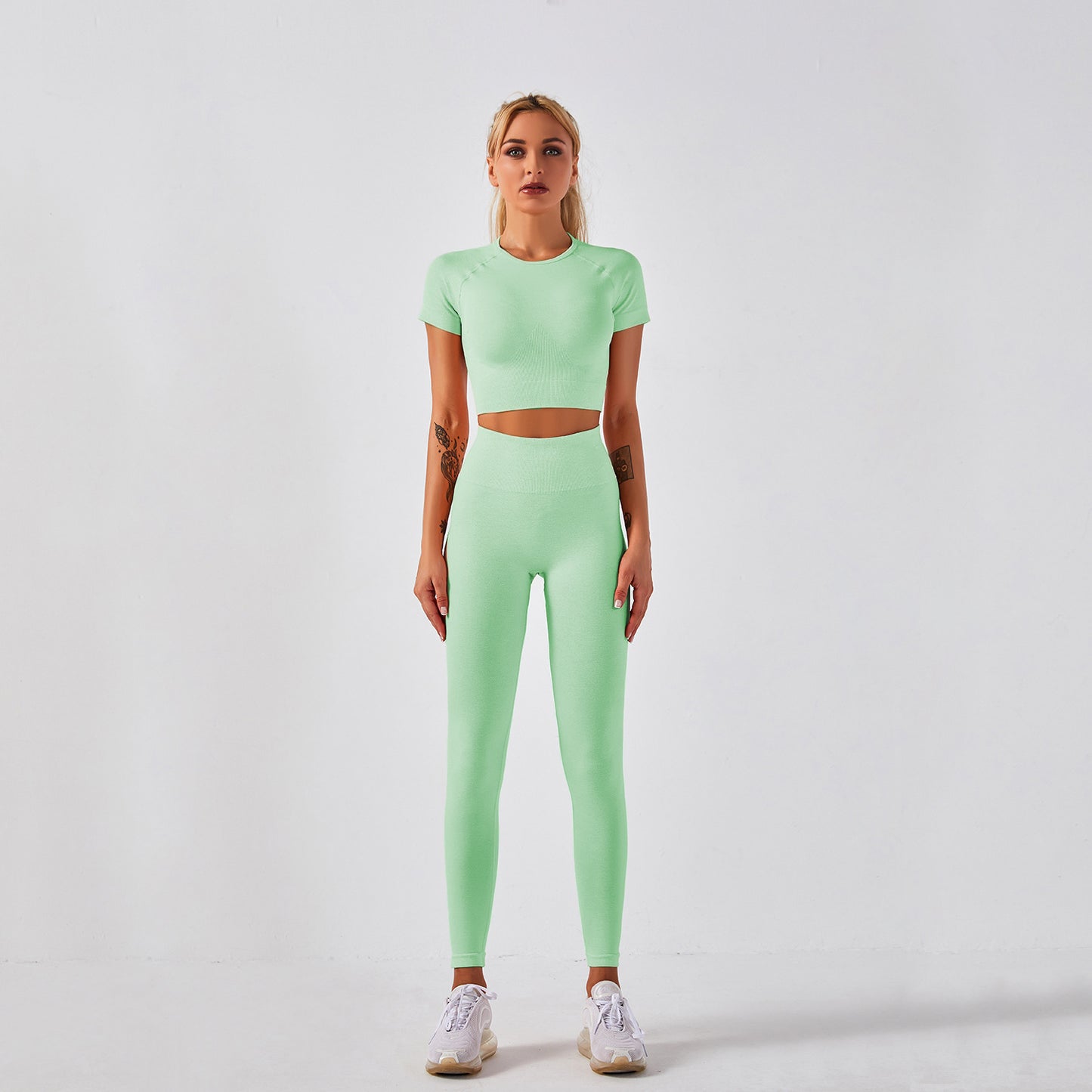 Women fitness active gym seamless botee Yoga Set - The JoyS