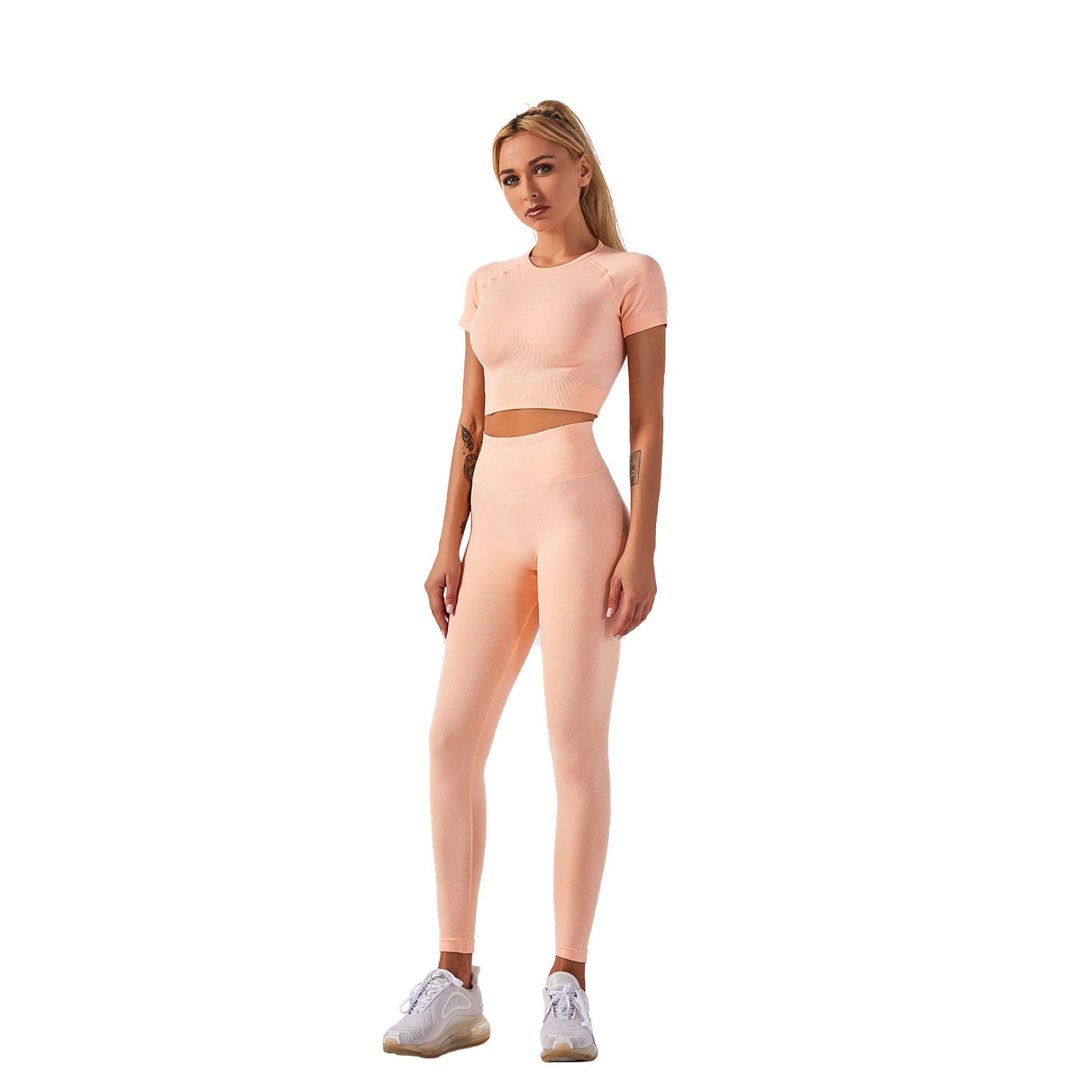 Women fitness active gym seamless botee Yoga Set - The JoyS