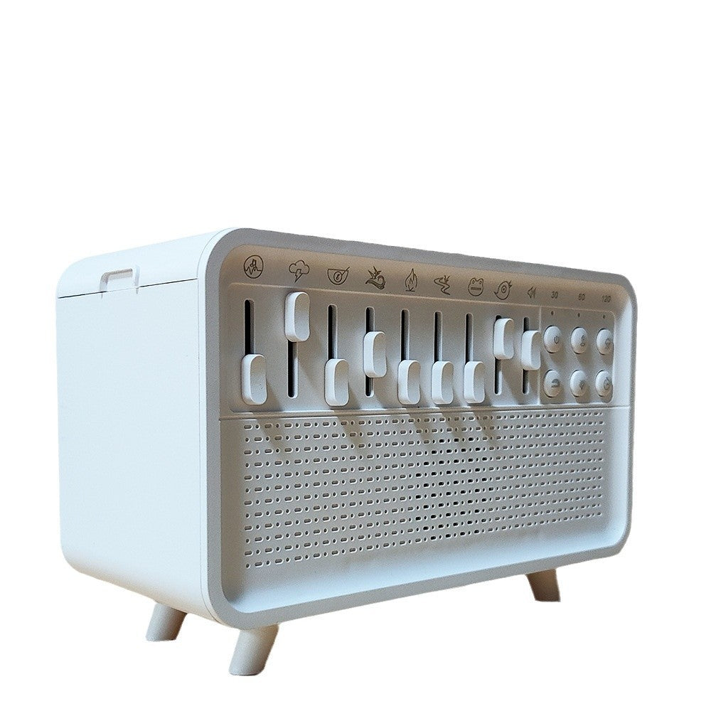 3 In 1 Bluetooth Speaker White Noise Sleep Night Light Humidifier All-in-one Machine Free Combination Of 8 Group Nature Sound - The JoyS